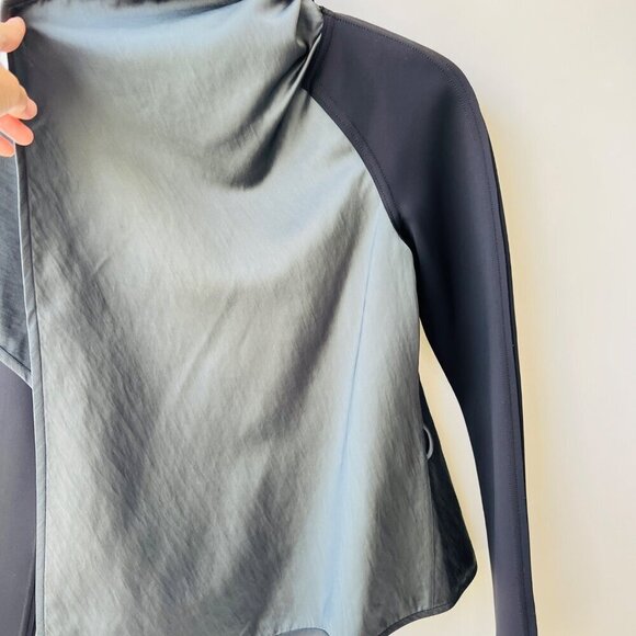 ❤️ KarolinazMarlak New York Reversible Drape collar jacket,Sage Gray/black , Siz - Picture 6 of 10